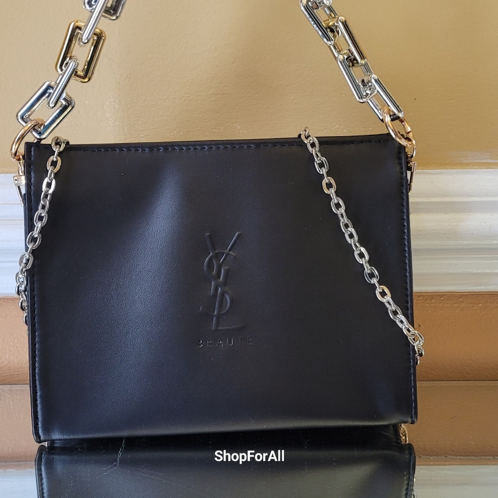 Yves Saint Laurent sliver gold crossbody - Picture 8 of 16